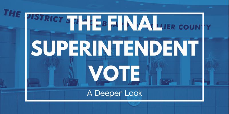 Collier Superintendent Final Vote