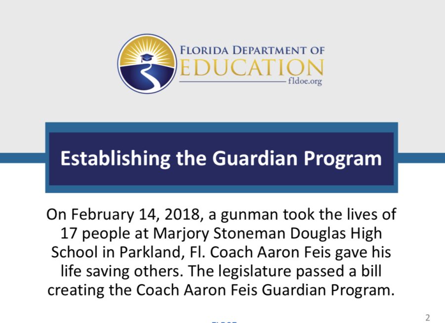 Florida Department of Education - Establishing the Guardian Program