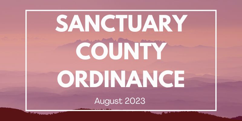 Proposed Collier County Sanctuary County Ordinance