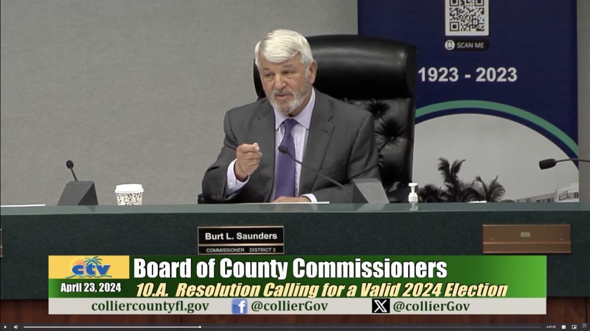 Commissioner Burt Saunders 4-23-24 BCC Election Resolution