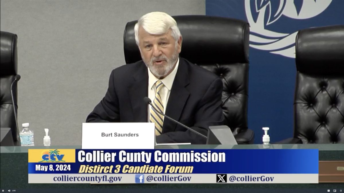 Collier Commission District 3 candidate Burt Saunders