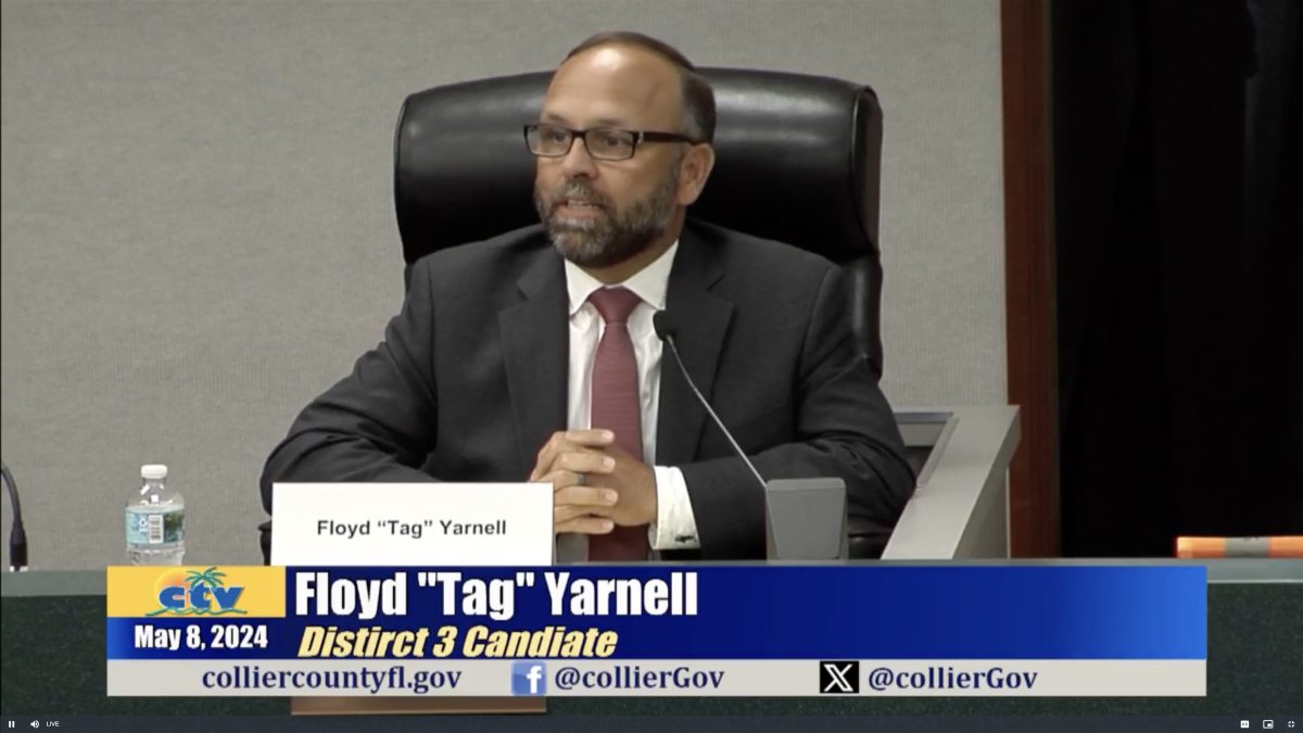 Collier Commission District 3 candidate Floyd “Tag” Yarnell